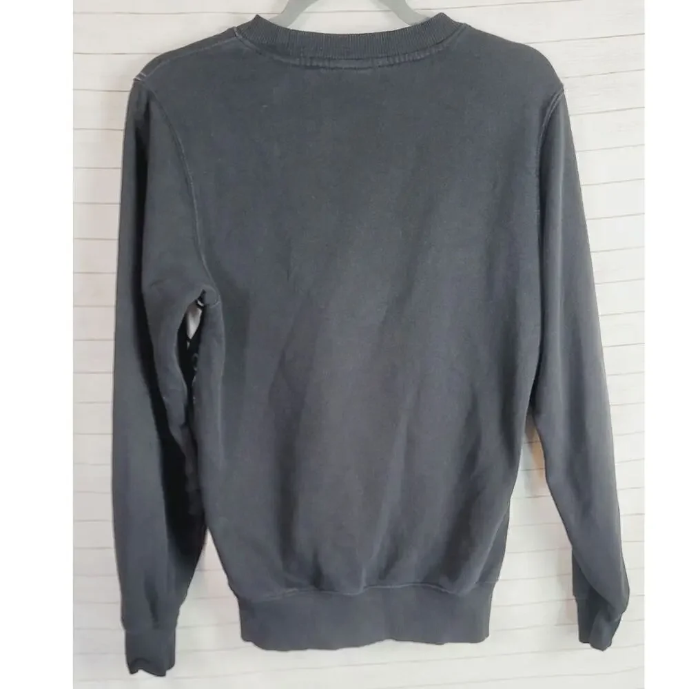 The North Face Men's Graphic Injection Crew Sweatshirt in Black, sz XS